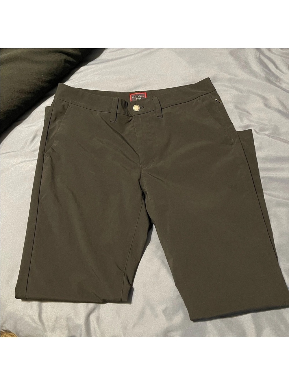 UNTUCKit Pants Mens 30x30 Black Performance Golf Chino Straight Fit